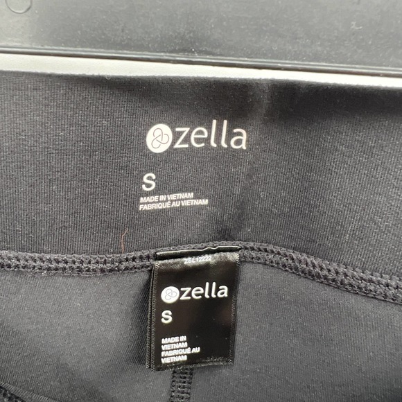 Z by Zella Women's Cross The Line Laser Crop Leggings in Black Size Small - Picture 3 of 3
